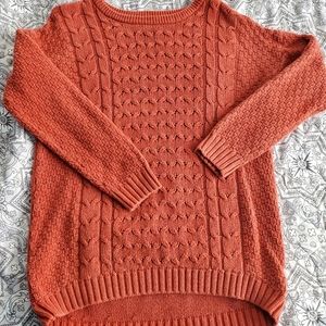 Cable knit sweater